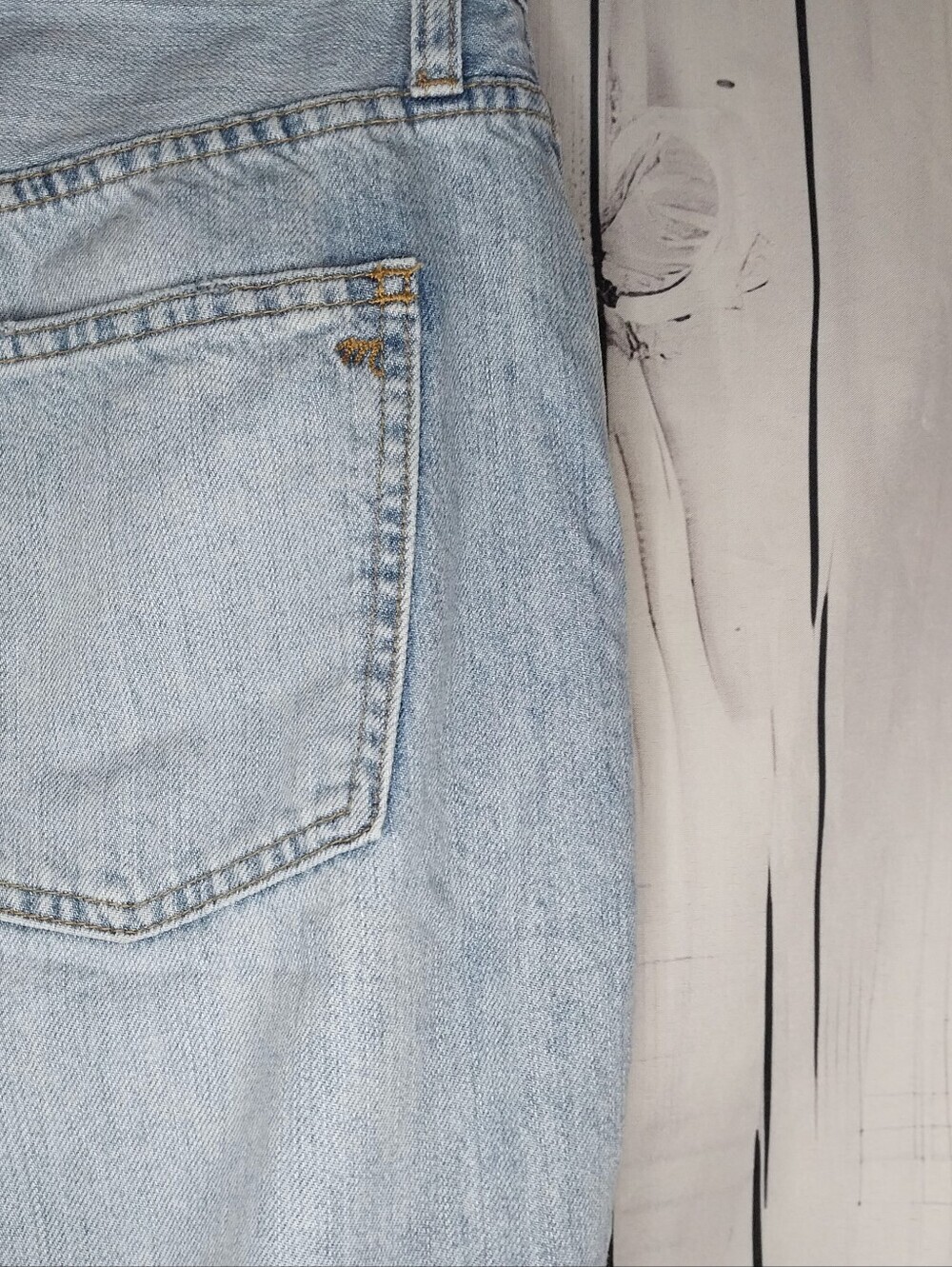 Madewell High-Rise Curvy Perfect Vintage 90's Y2K Classic Light Blue Jeans - Picture 10 of 10